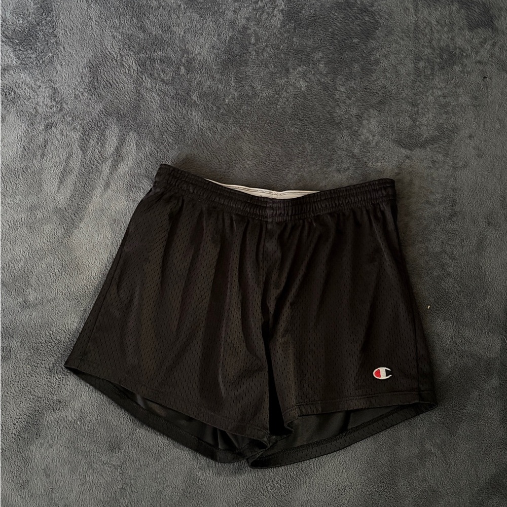 Champion Black Mesh Shorts